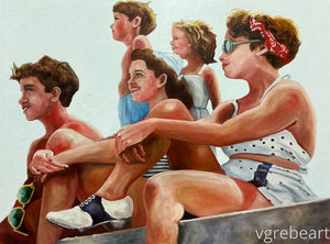 Original figurative art painting by Vanessa Grebe