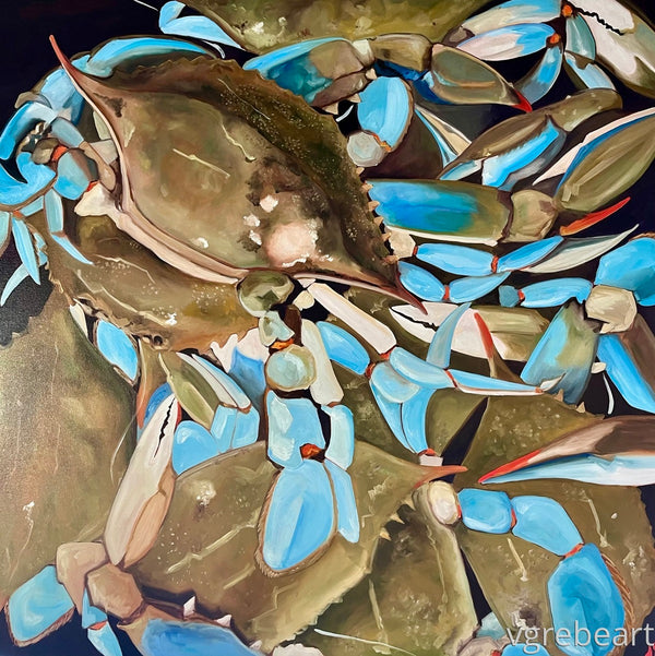 The Blues — Original Oil Painting
