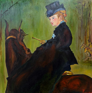 The Horsewoman (après Manet)